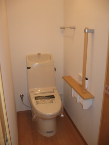 ２階にトイレを新しく作りました